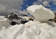 40 Sculture di bianca neve  con vista verso il Monte Ponteranica